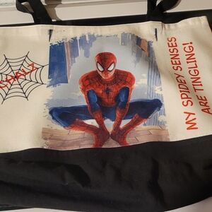 Spider-Man Tote Bag with Black Trim